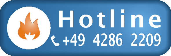 Hotline für Dämmkappen,
telefonisch oder per Mail
